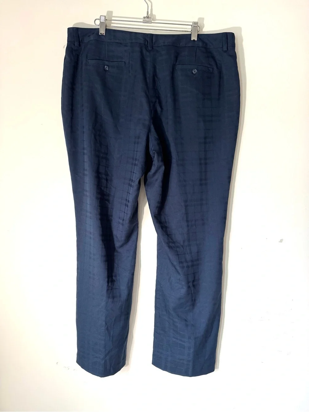 Lady Hagan navy blue plaid Athletic Golf Pants
